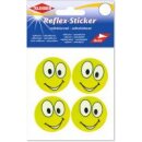 Reflex-Sticker Funny Face big eyes 4 x Ø 4,8 cm /...