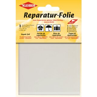 Reparatur-Bügelfolie 40 cm x 50 cm / transparent