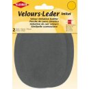 Velours-Leder-Imitat klein 2x 13 cm x 10 cm / fuchsia