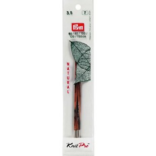 223303 Rundstricknadelspitzen NATURAL lang 11,6 cm 3,50 mm - KTE á 2 ST