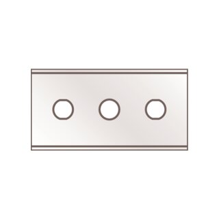 Industrieklinge 37040 - 0,40 mm - 43x22 mm (passend für Secumax Opticut) - Pack á 10 Stück