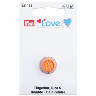 431155 Prym Love Fingerhut S orange  - KTE á 1 ST