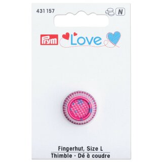 431157 Prym Love Fingerhut L pink  - KTE á 1 ST