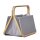 612556 Fold&Store Basket Canvas&Bamboo anthrazit - ST á 1 ST