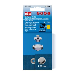 673135 Werkzeug-Set für Druckknöpfe Sport 15 mm - KTE á 1 SET