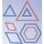 Schablonenset für PW Dreieck & Hexagon 24-494/T