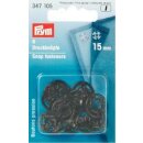 347105 Annäh-Druckknöpfe KST 15 mm schwarz -...