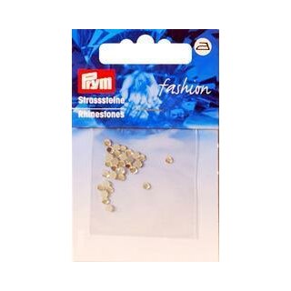 Abverkauf - 403710 Strasssteine lose rund aufbügelbar 3 mm silberfarbig - KTE á 30 St