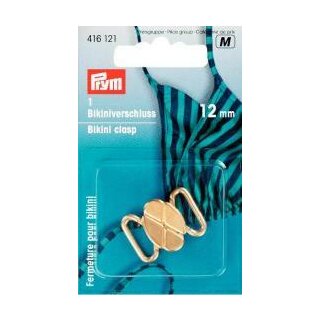 416121 Bikini- und Gürtelverschluss MET 12 mm goldfarbig - KTE á 1 St