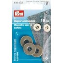 416472 Magnet-Annähknöpfe 19 mm altmessing -...