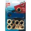 541373 Ösen und Scheiben MS 14,0 mm goldfarbig - KTE...