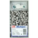 542424 Ösen und Scheiben MS 11,0 mm silberfarbig -...