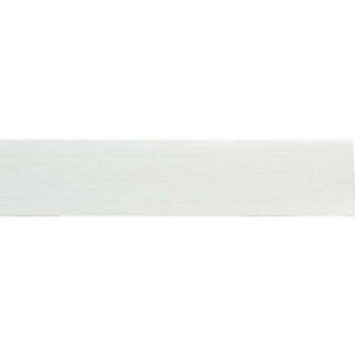 904831 Baumwollband 25 mm weiß - COU á 3 M