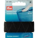 911446 Standard-Elastic 25 mm schwarz - KTE á 1 M