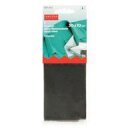 929450 Flickstoff PES (bügeln) 12 x 45 cm schwarz -...