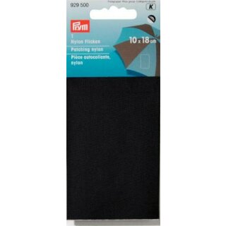 929500 Klebeflicken Nylon 6,5 x 14 cm schwarz - KTE á 0,018 M2