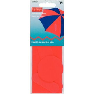 Abverkauf - 929584 Reparaturset Nylon selbstklebend rot KTE á 5 St