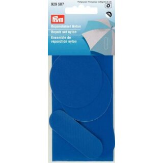 Abverkauf - 929587 Reparaturset Nylon selbstklebend blau KTE á 5 St