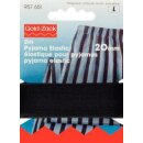 957651 Pyjama-Elastic 20 mm schwarz - KTE á 2 M