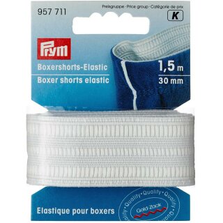 957711 Boxershorts-Elastic 30 mm rohweiß - KTE á 1,500 M