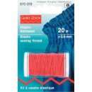 970019 Elastic-Nähfaden 0,5 mm rot - KTE á 20 M