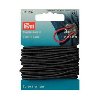 971232 Elastic-Kordel 2,5 mm grau - KTE á 3 M