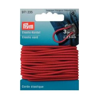 971235 Elastic-Kordel 2,5 mm rot - KTE á 3 M