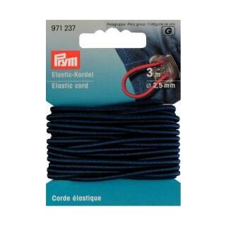 971237 Elastic-Kordel 2,5 mm marine - KTE á 3 M