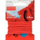 Abverkauf - 971303 Anorakkordel 3 mm rot KTE á 1,5 m